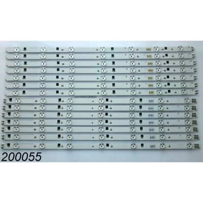 KIT DE LED PARA TV / SAMSUNG LTJ550HW13-V / 2012SVS55 3228 FHD LEFT07 REV1.6 120718 / 2012SVS55 3228 FHD RIGHT07 REV1.6 120718 / MODELO UN55FH6030FXZA